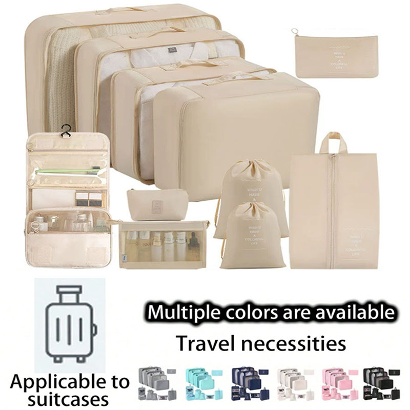 Travel Accessories Electronics - Set Tas Penyimpanan Perjalanan 7/8/9/10-Piece, Organizer