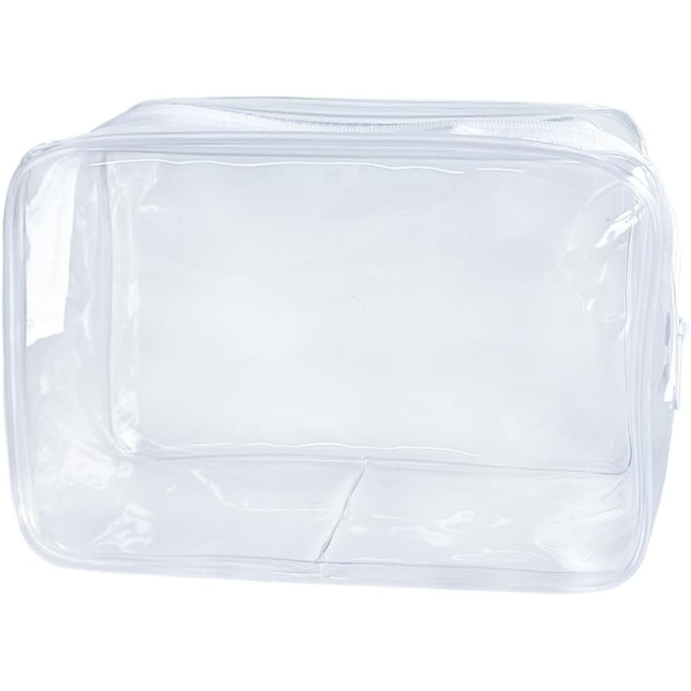 Toiletry Bag Tsa - Tas Perlengkapan Mandi Transparan Neon yang