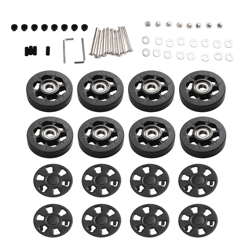 Luggage Wheel Replacement - ABAE-Untuk Penggantian Roda Koper 8PCS 50X12mm