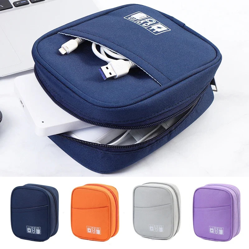Travel Accessories Organizer Case - Tas Organizer kabel Data perjalanan, tas