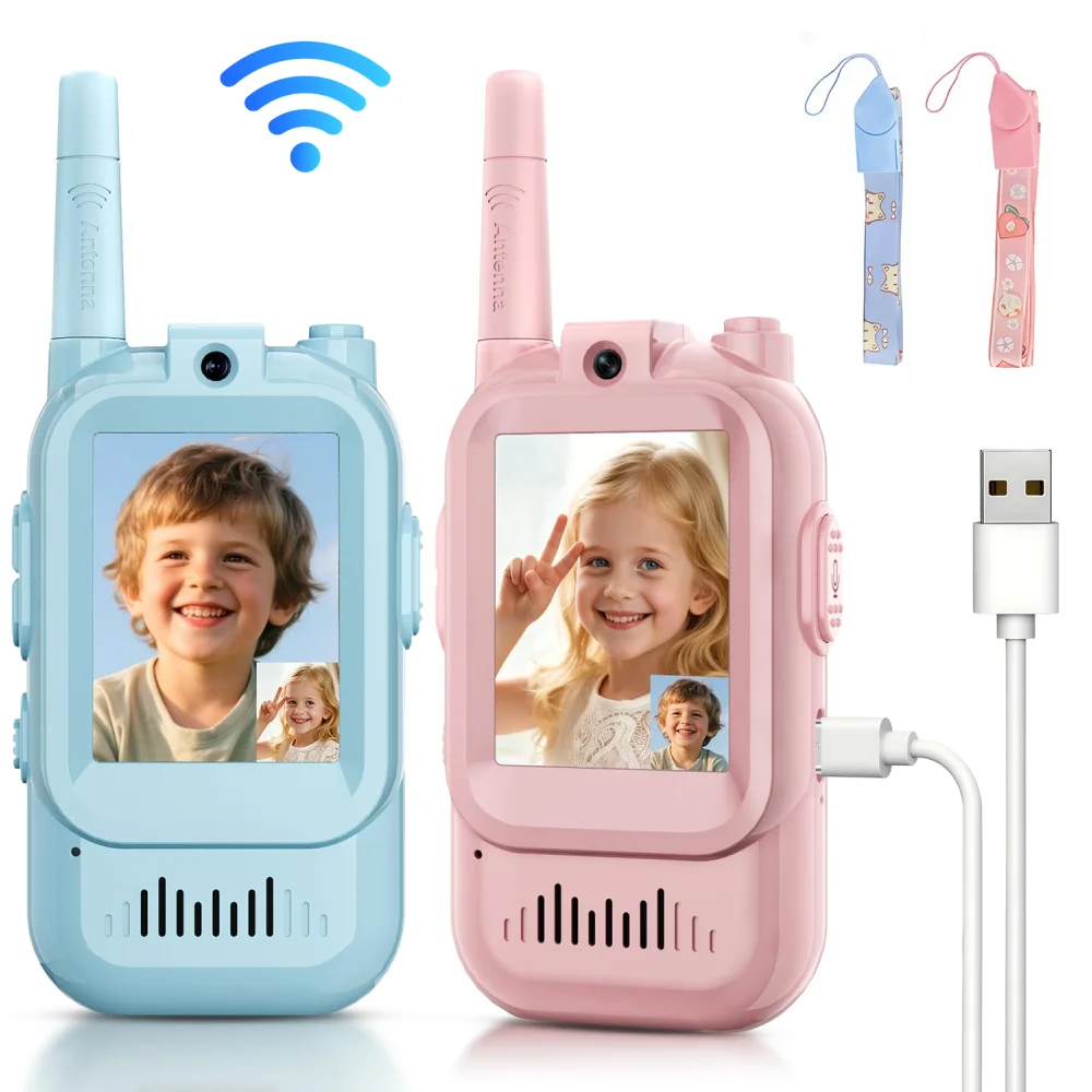 Travel Accessories Toddler - 2 Buah Walkie Talkie Video untuk