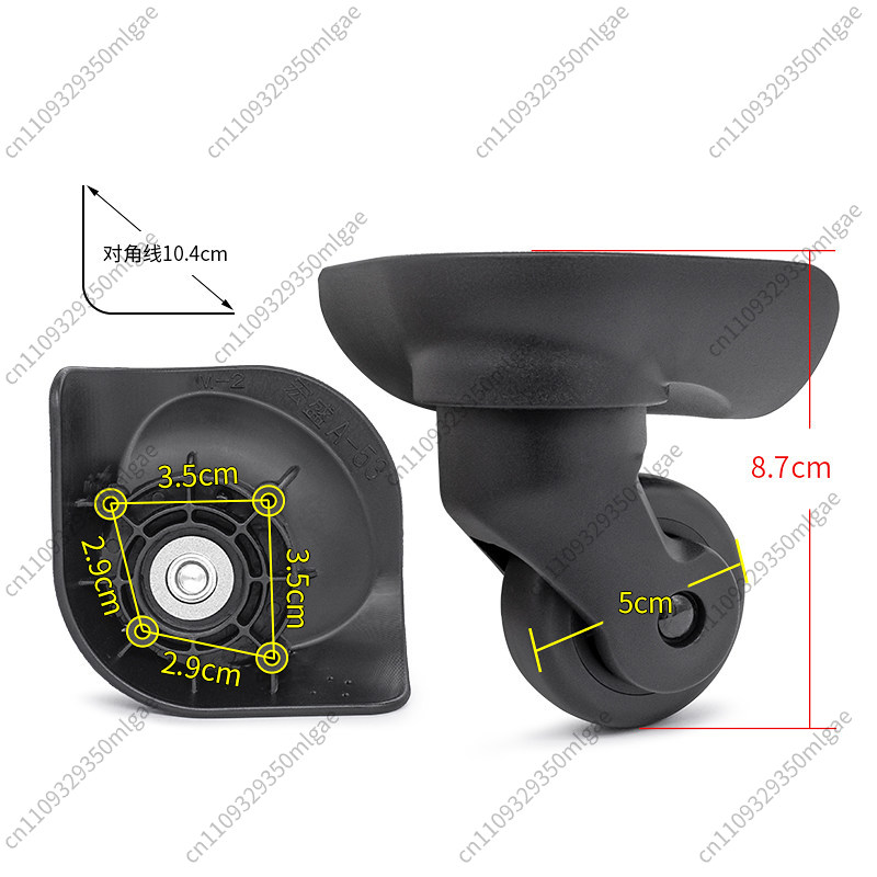Luggage Wheel Replacement - Untuk Penggantian Roda Universal TS50 Untuk