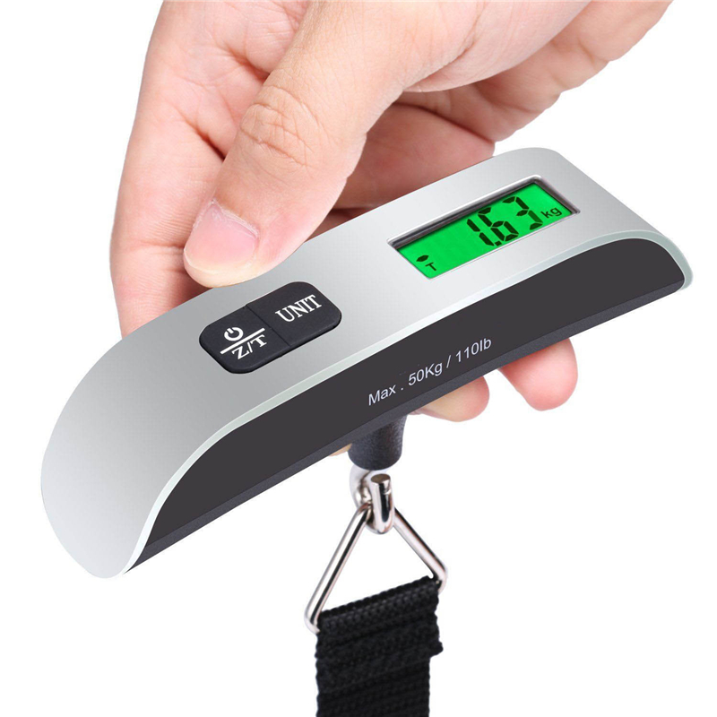 Travel Accessories Electronics - Timbangan Portabel Layar LCD Digital 110lb/50kg