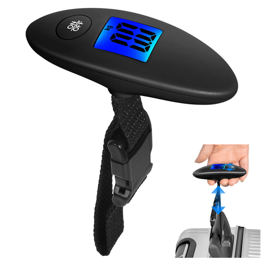 Travel Accessories Electronics - Timbangan Bagasi Portabel 40kg/100g, Timbangan Gantung
