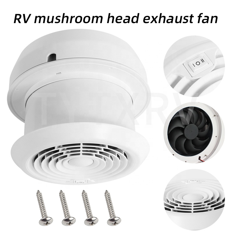 Travel Accessories - Aksesoris RV DC12V/24V Kipas Ventilasi Atap