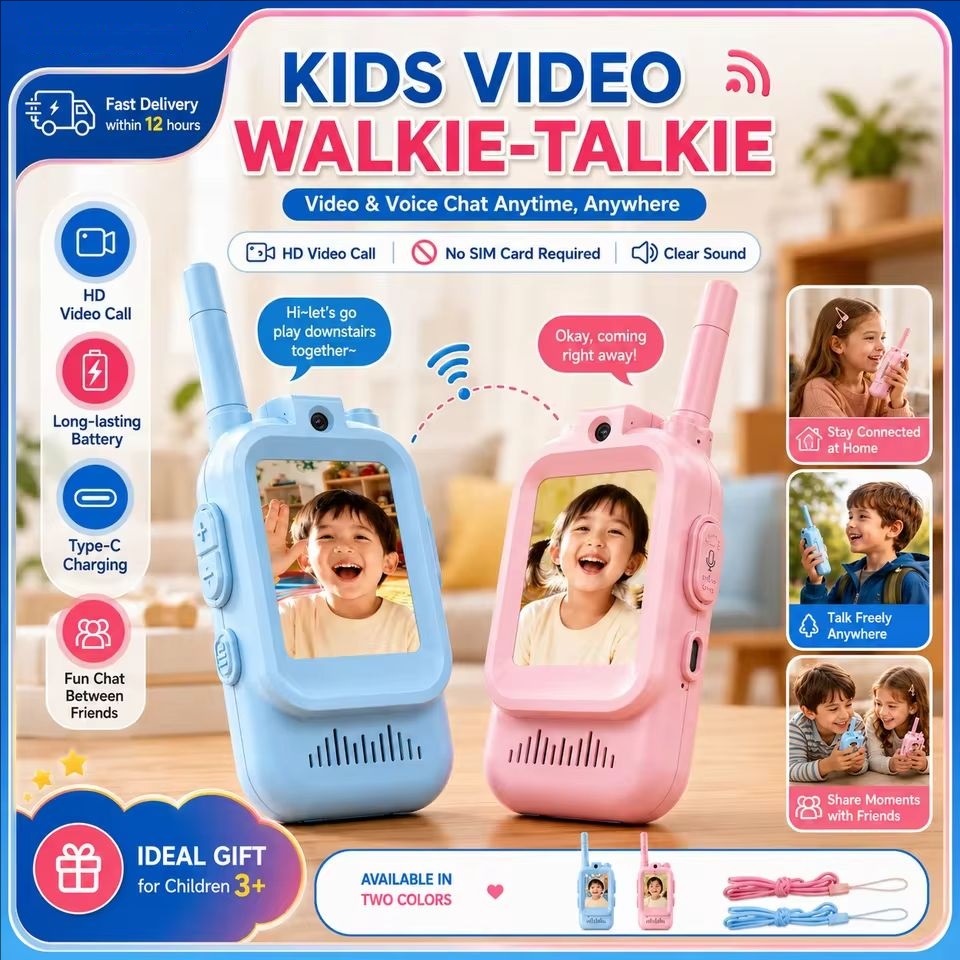 Travel Accessories Toddler - Walkie Talkie Video untuk Anak 2
