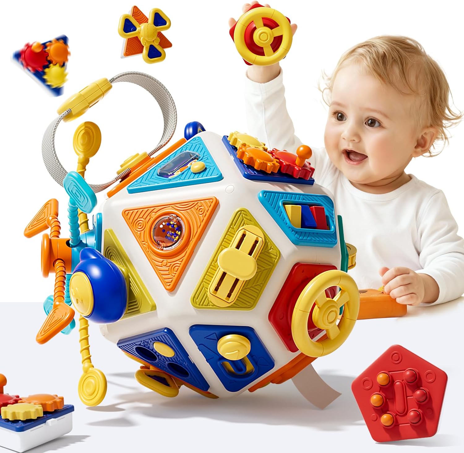 Travel Accessories For Baby - Mainan Kubus Aktivitas Baby Busy Board,