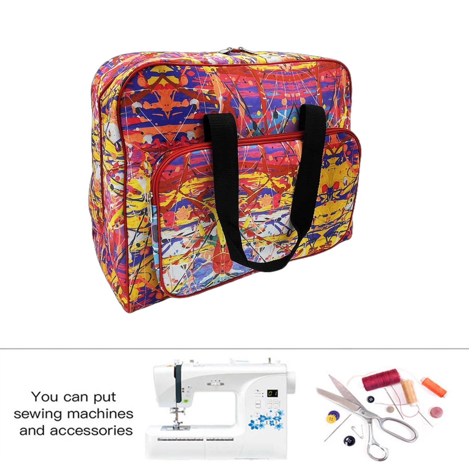 Travel Accessories Organizer Case - Tas pembawa Mesin Jahit, Organizer aksesori
