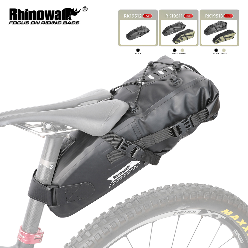 Travel Accessories Bike - Rhinowalk Tas Sadel Sepeda 5L-13L Tahan