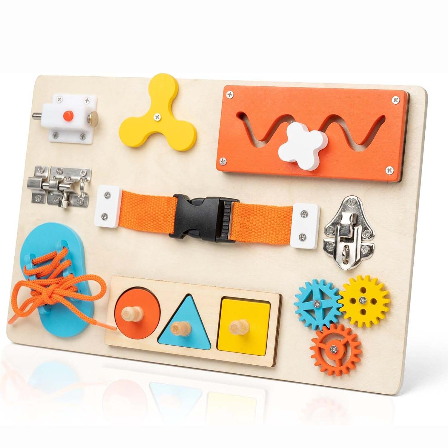 Travel Accessories Toddler - Papan Aktivitas Montessori untuk Balita, Papan