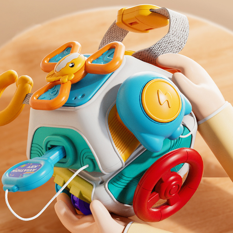 Travel Accessories For Baby - Mainan sensor bayi papan sibuk kubus
