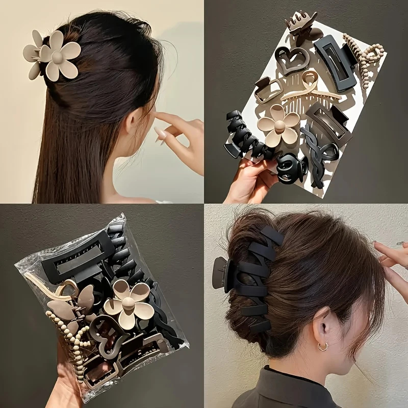Travel Accessories Shops - 11 Buah Klip Cakar Rambut Aneka