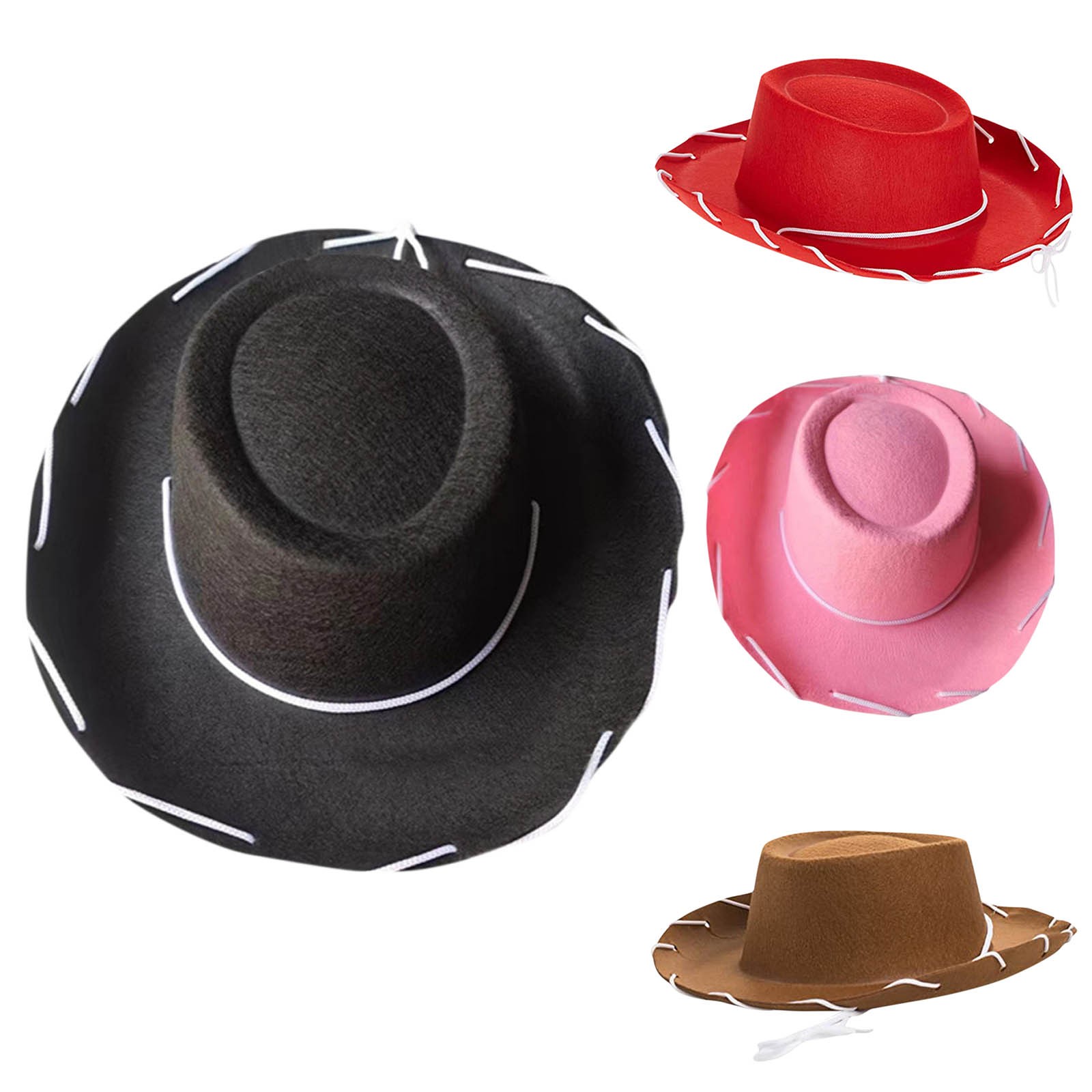 Travel Accessories Toddler - Topi Koboi Anak-anak Sombrero Felt Koboi