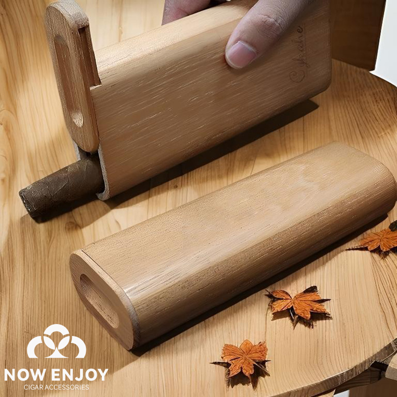 Travel Accessories Youtube - Kotak Cerutu Portabel Kayu Cedar Alami,