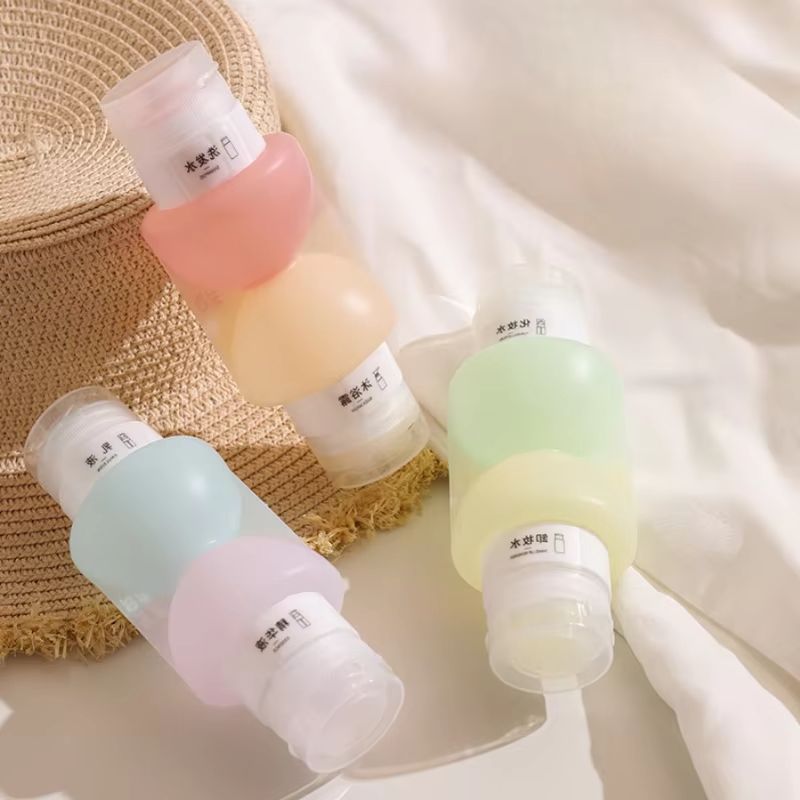 Travel Accessories Youtube - Botol Perjalanan Silikon Isi Ulang Tabung
