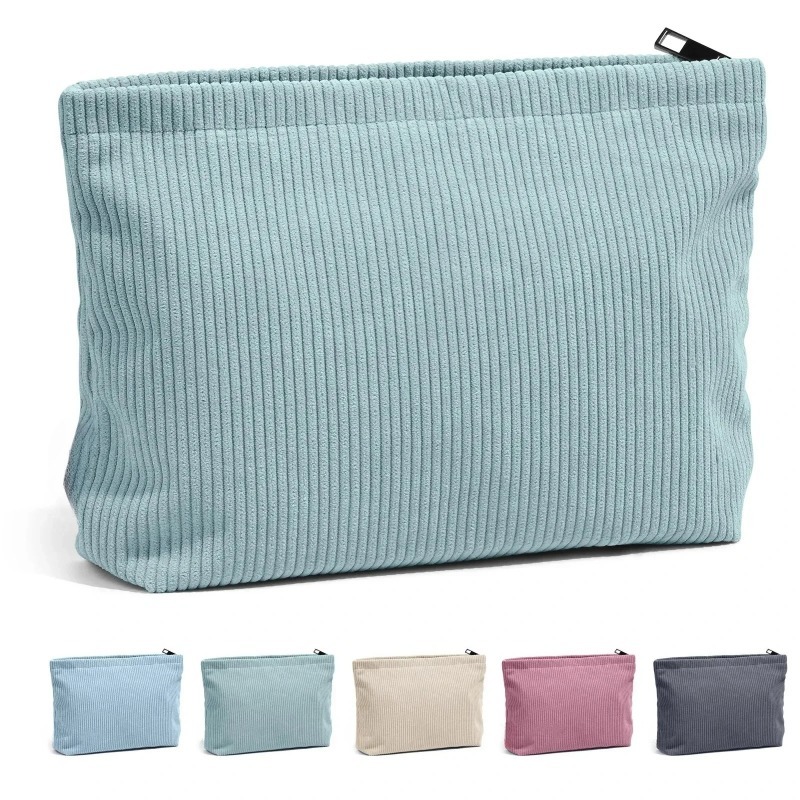 Travel Z - Tas Kosmetik Travel Corduroy Tas Penyimpanan