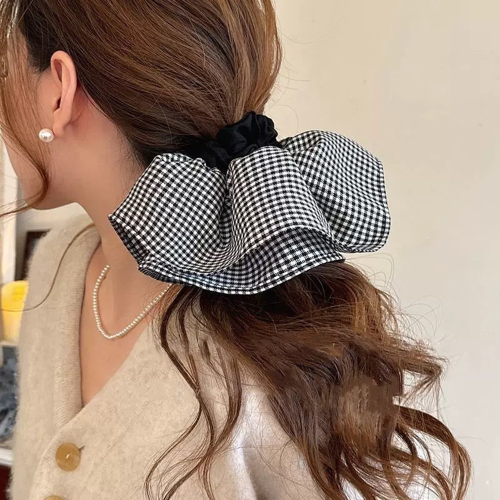 Ikat Rambut Kotak-kotak Ekstra - Travel Accessories High End ulasan dan harga