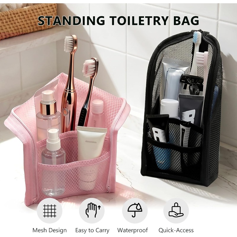 Tas Perlengkapan Mandi Berbaha - Travel Accessories Holder ulasan dan harga