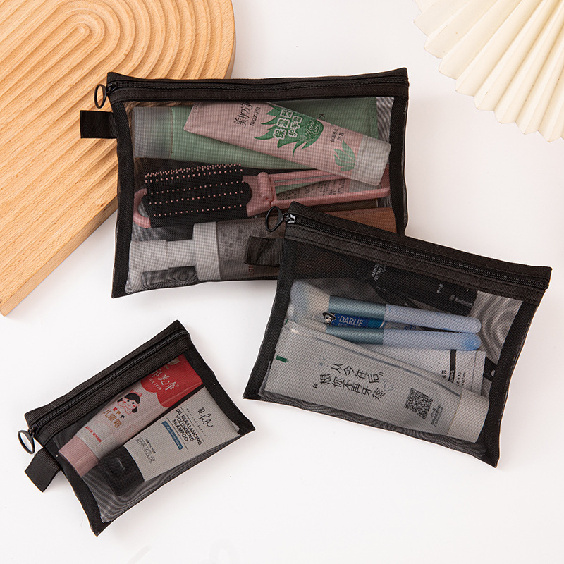 1/5/10 Buah Tas Kosmetik Benin - Toiletry Bag Tsa ulasan dan harga