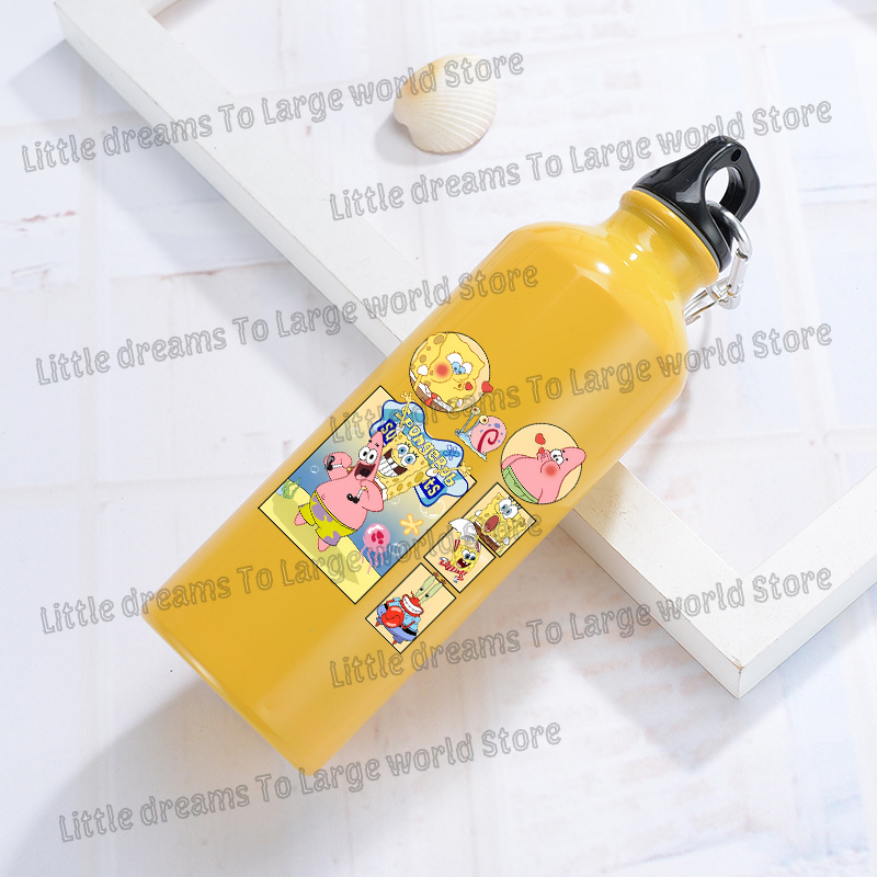 Botol Air Aluminium SpongeBob  - Travel Accessories Bike ulasan dan harga