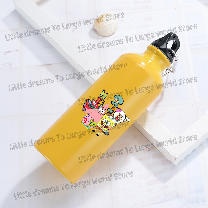 Botol Air Aluminium SpongeBob  - Travel Accessories Bike ulasan dan harga