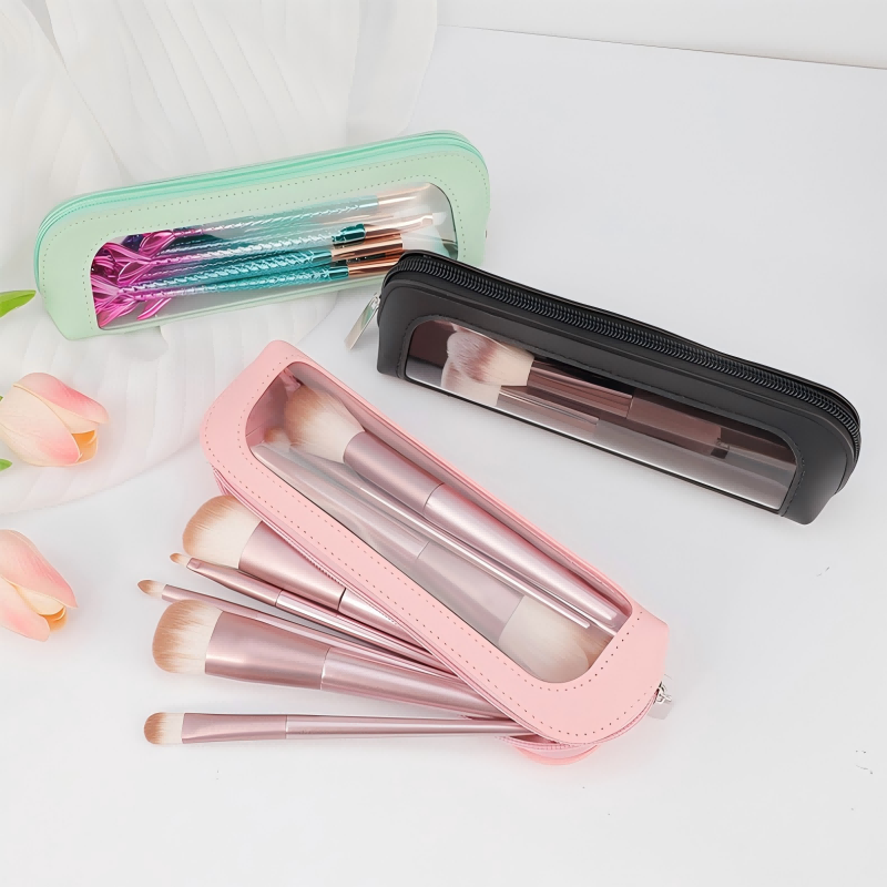 Tas Makeup Perjalanan Kulit PU - Travel Z ulasan dan harga