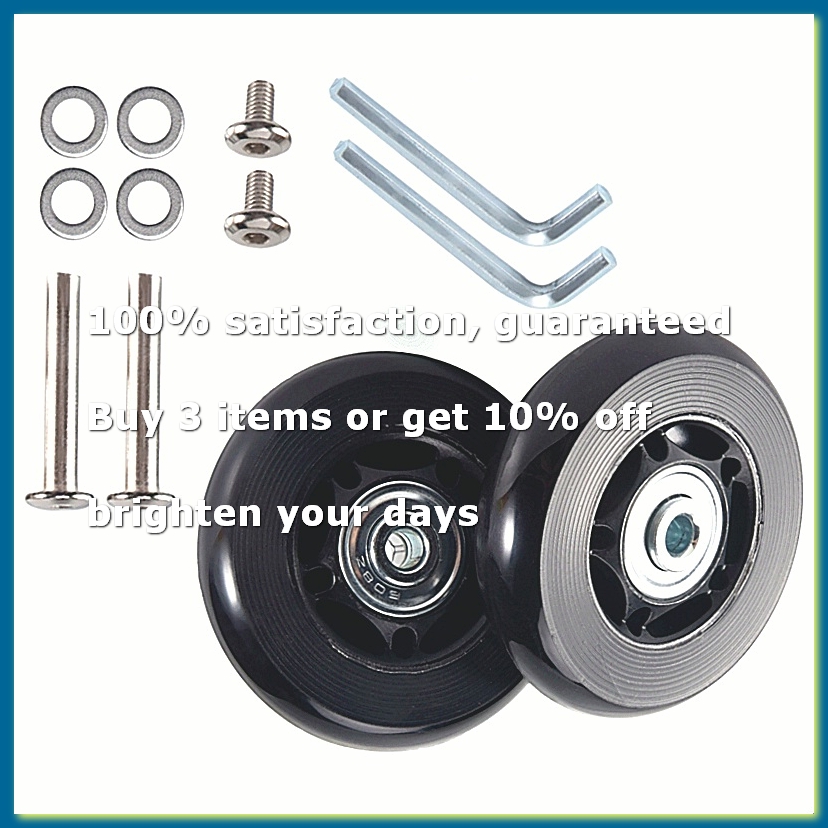2 Set Roda Pengganti Koper Bag - Luggage Wheel Replacement ulasan dan harga