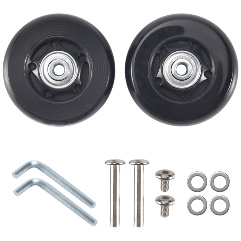 2 Set Roda Pengganti Koper Bag - Luggage Wheel Replacement ulasan dan harga