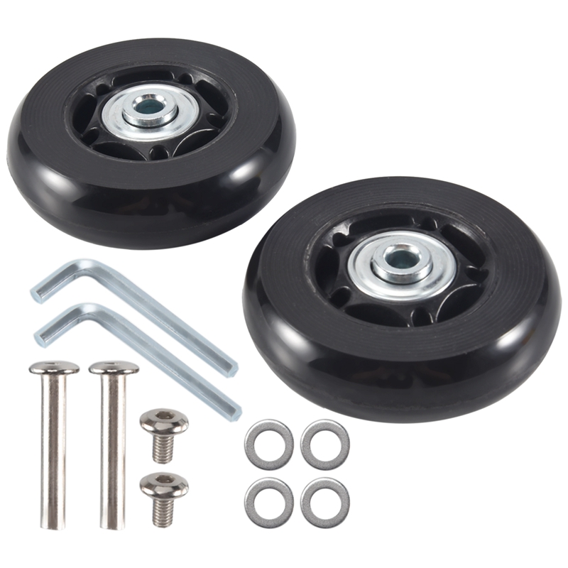 2 Set Roda Pengganti Koper Bag - Luggage Wheel Replacement ulasan dan harga