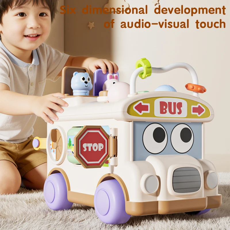 Mainan Bus Sibuk Edukasi Monte - Travel Accessories For Baby ulasan dan harga