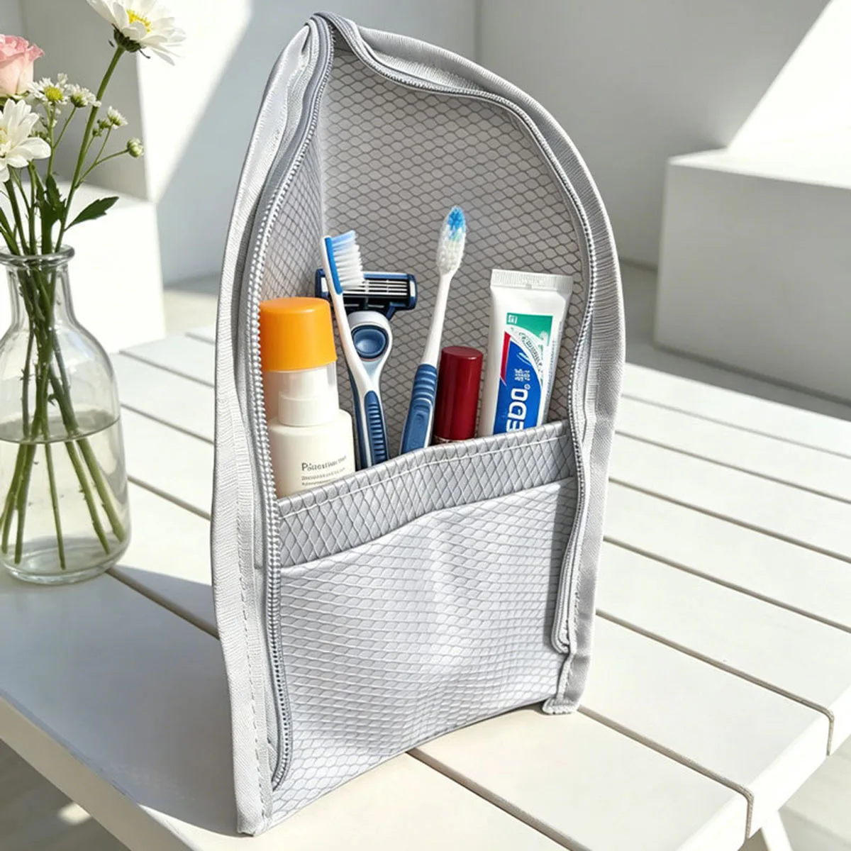 Tas Perlengkapan Mandi Berjari - Travel Accessories Organizer Case ulasan dan harga
