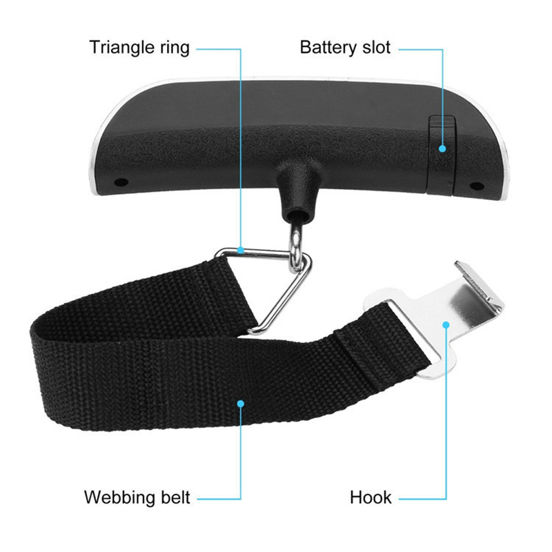 Timbangan Portabel Layar LCD D - Travel Accessories Electronics ulasan dan harga