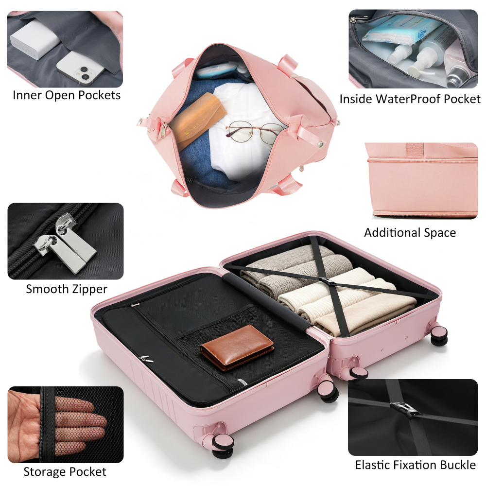 Set Koper 4-Potong dengan Port - Toiletry Bag Tsa ulasan dan harga
