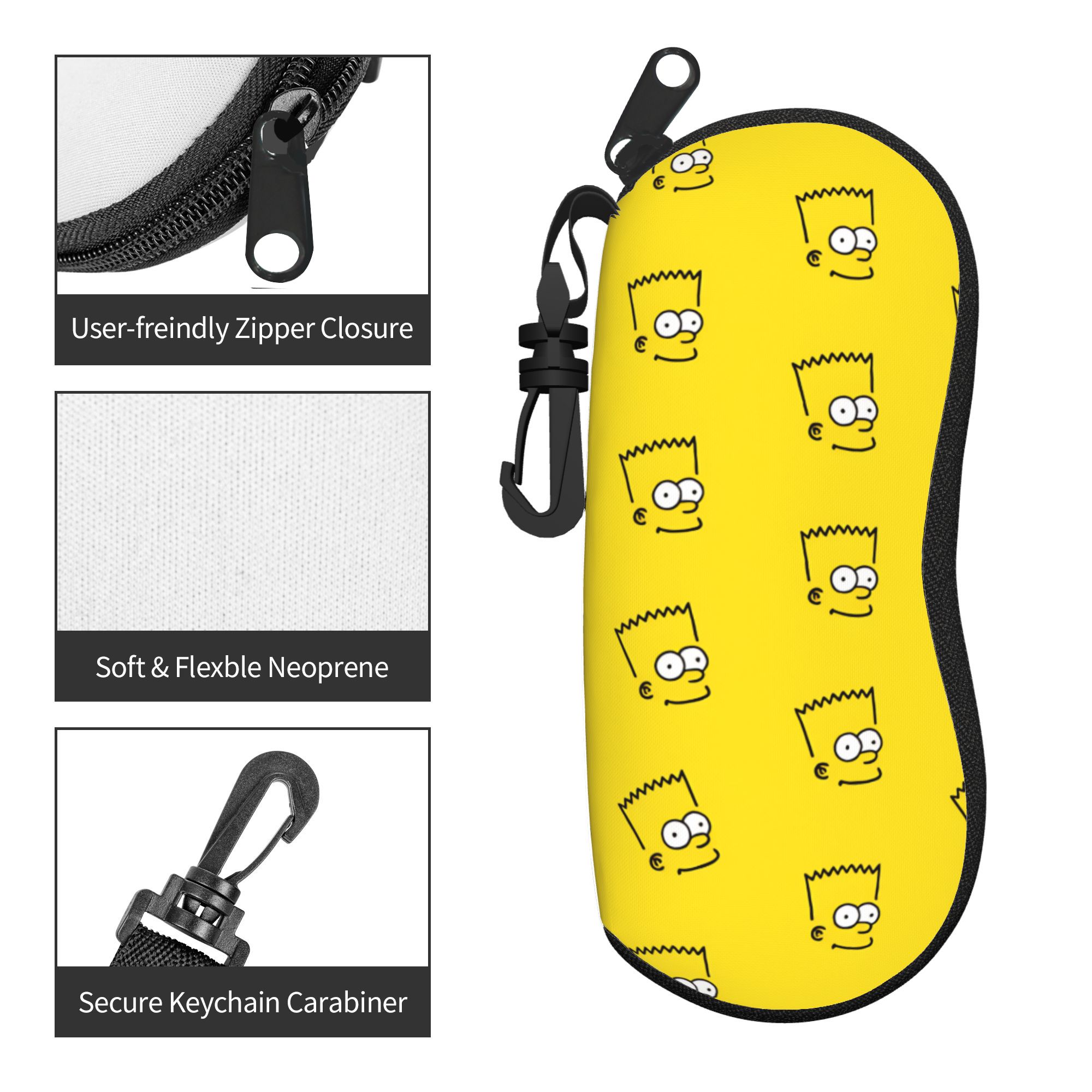 S-Simpsons Film Kacamata Case  - Travel Accessories Pouch For Men ulasan dan harga
