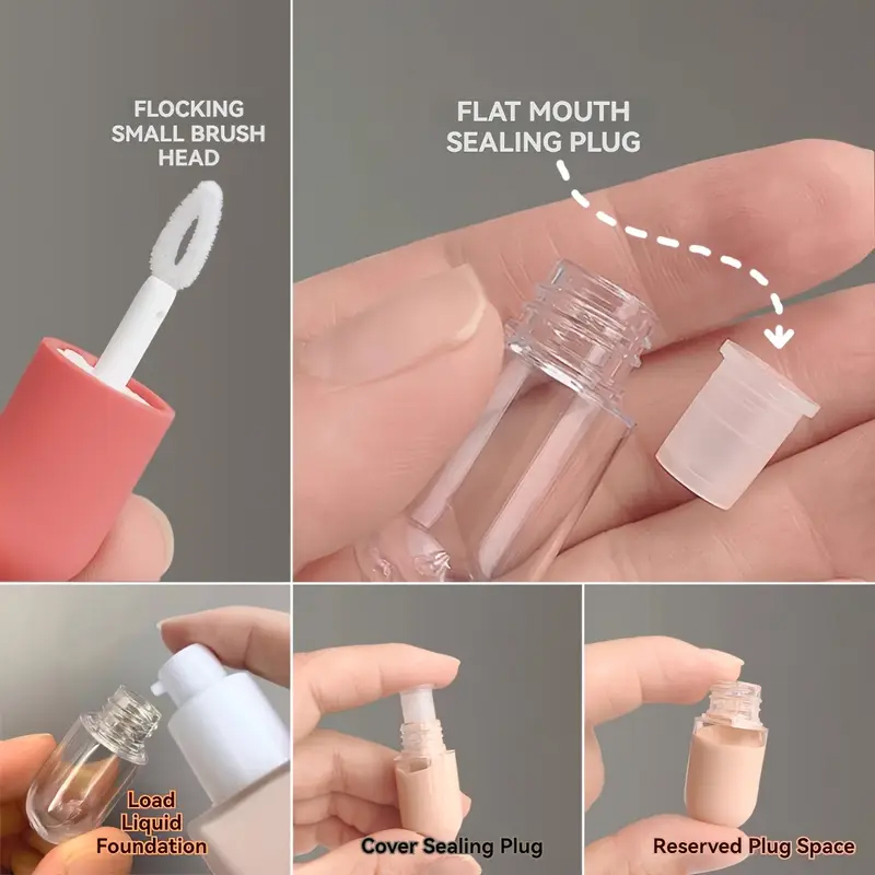 3/5Pcs Tabung Lip Gloss Mini K - Travel Accessories Youtube ulasan dan harga
