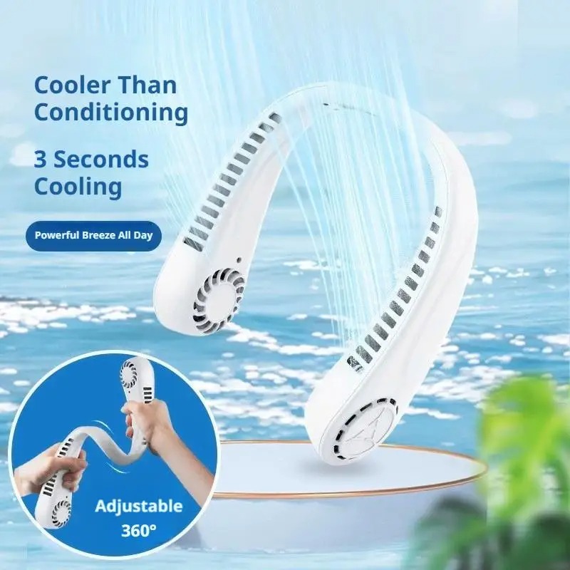 Kipas Leher Tanpa Baling-Balin - Travel Accessories Electronics ulasan dan harga