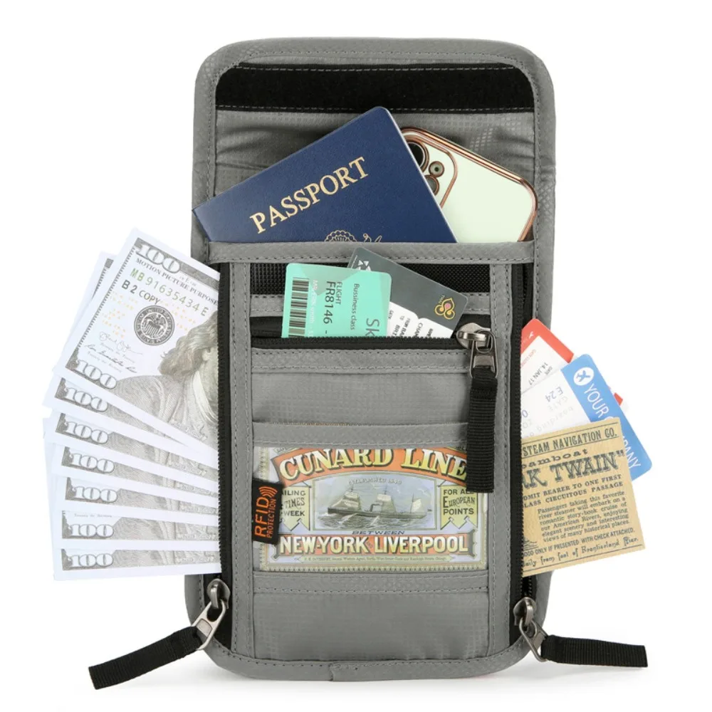 Dompet Leher Anti Maling denga - Travel Accessories Pouch For Men ulasan dan harga