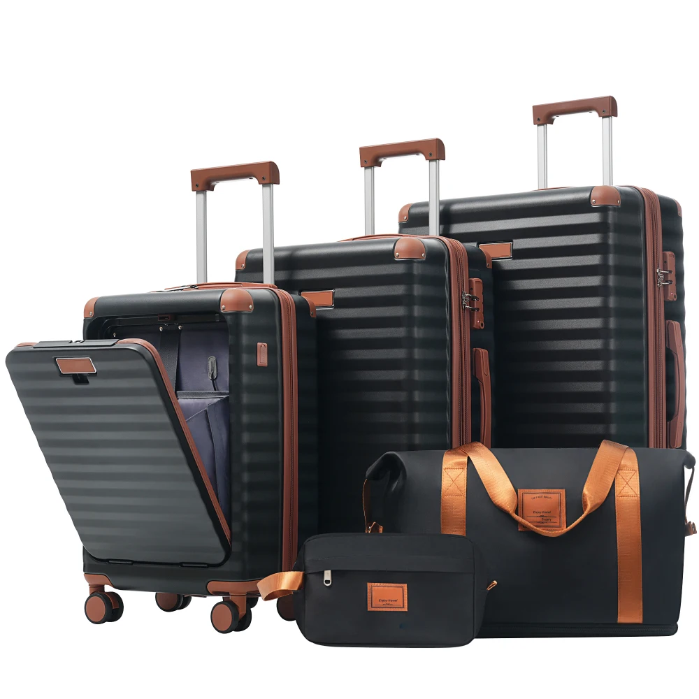 Set Koper 5 Buah dengan Bukaan - Toiletry Bag Tsa ulasan dan harga