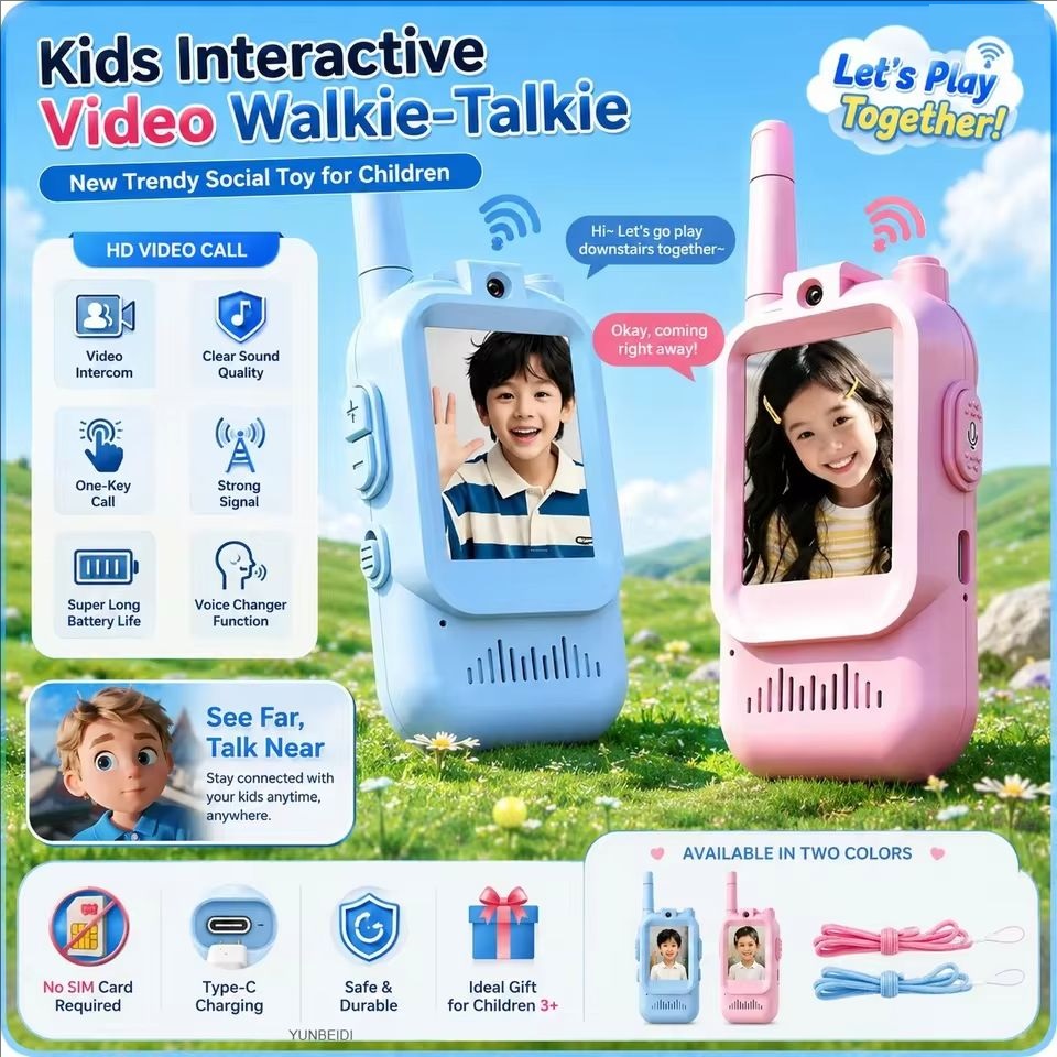 Walkie Talkie Video untuk Anak - Travel Accessories Toddler ulasan dan harga