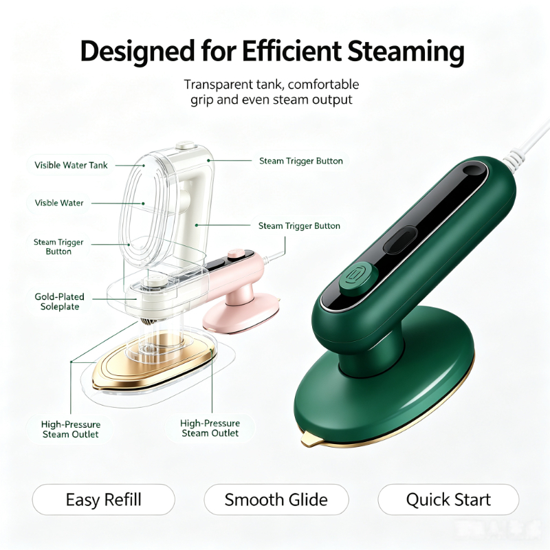Setrika Uap Genggam Multifungs - Mini Iron Travel ulasan dan harga