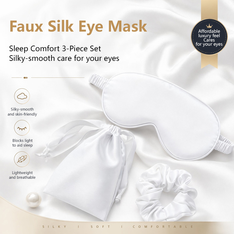Set 3Pcs Masker Mata Sutra Pen - Travel Accessories ulasan dan harga
