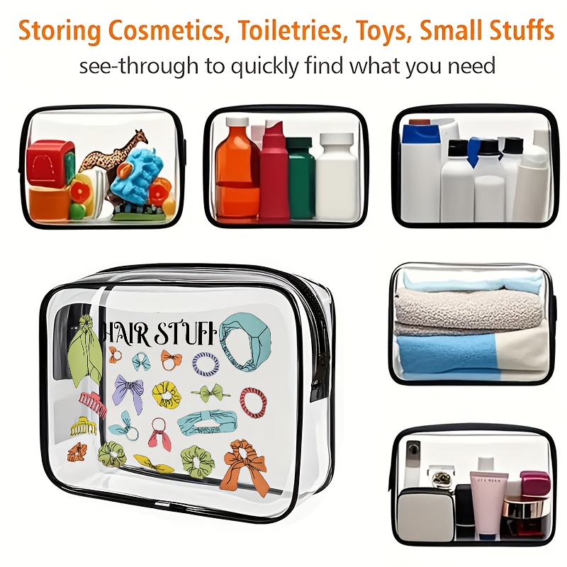 1 Buah Tas Rias Bening Transpa - Toiletry Bag Tsa ulasan dan harga