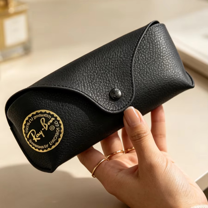 Kotak Kacamata Kulit Ray-Ban,  - Travel Accessories Pouch For Men ulasan dan harga