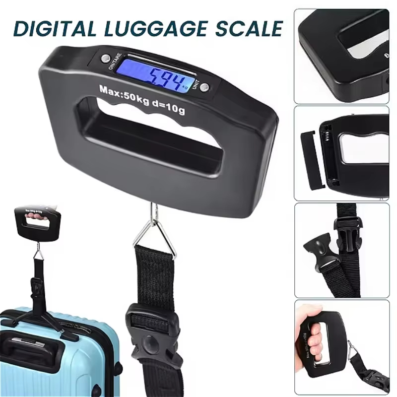 Timbangan Bagasi Digital 50kg/ - Travel Accessories Electronics ulasan dan harga