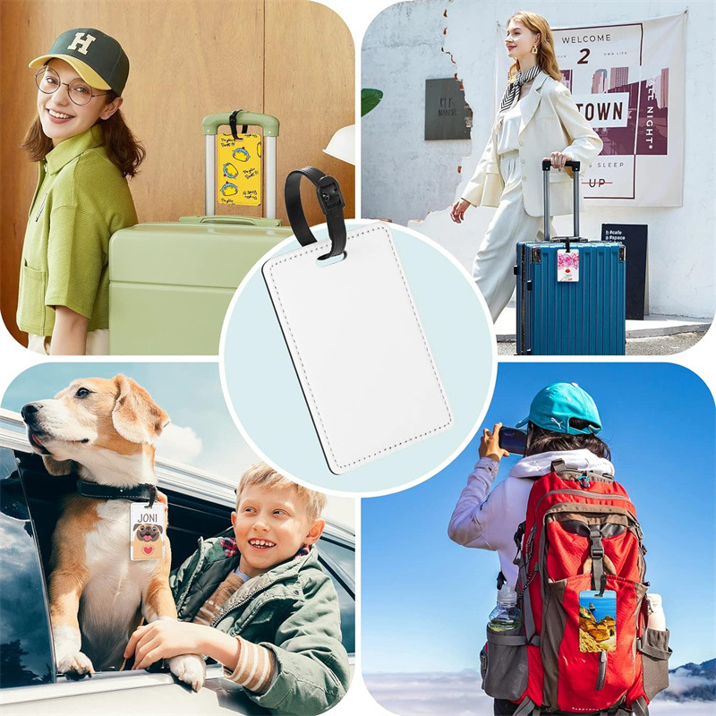 Tag Bagasi Kulit PU Gambar Kus - Travel Accessories High End ulasan dan harga