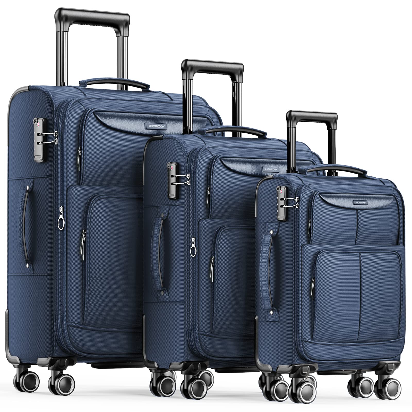 Set Koper SHOWKOO 3 Buah, Baha - Luggage Wheel Replacement ulasan dan harga