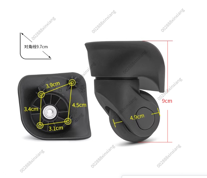 Roda Tas Travel C11-A Penggant - Luggage Wheel Replacement ulasan dan harga