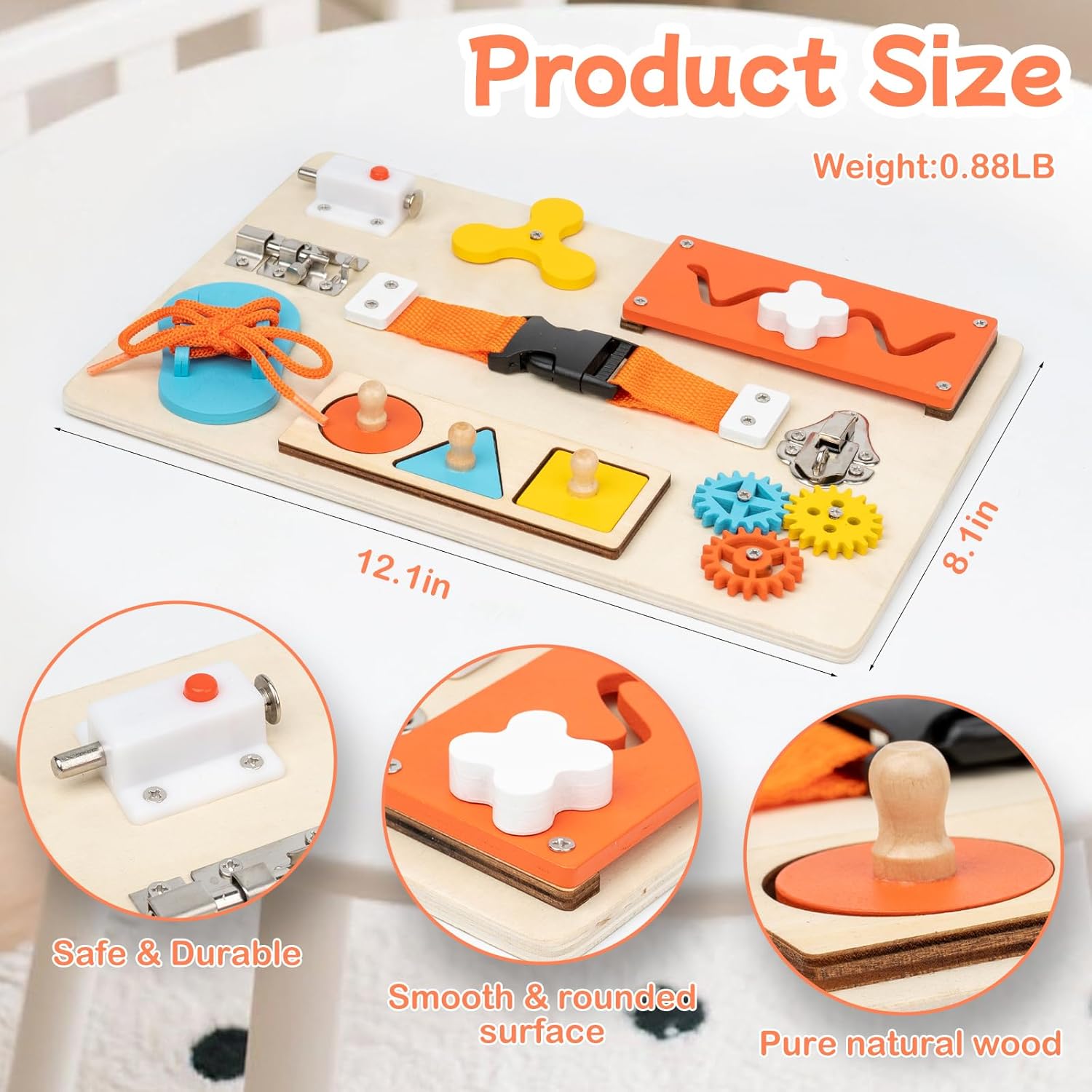Papan Aktivitas Montessori unt - Travel Accessories Toddler ulasan dan harga