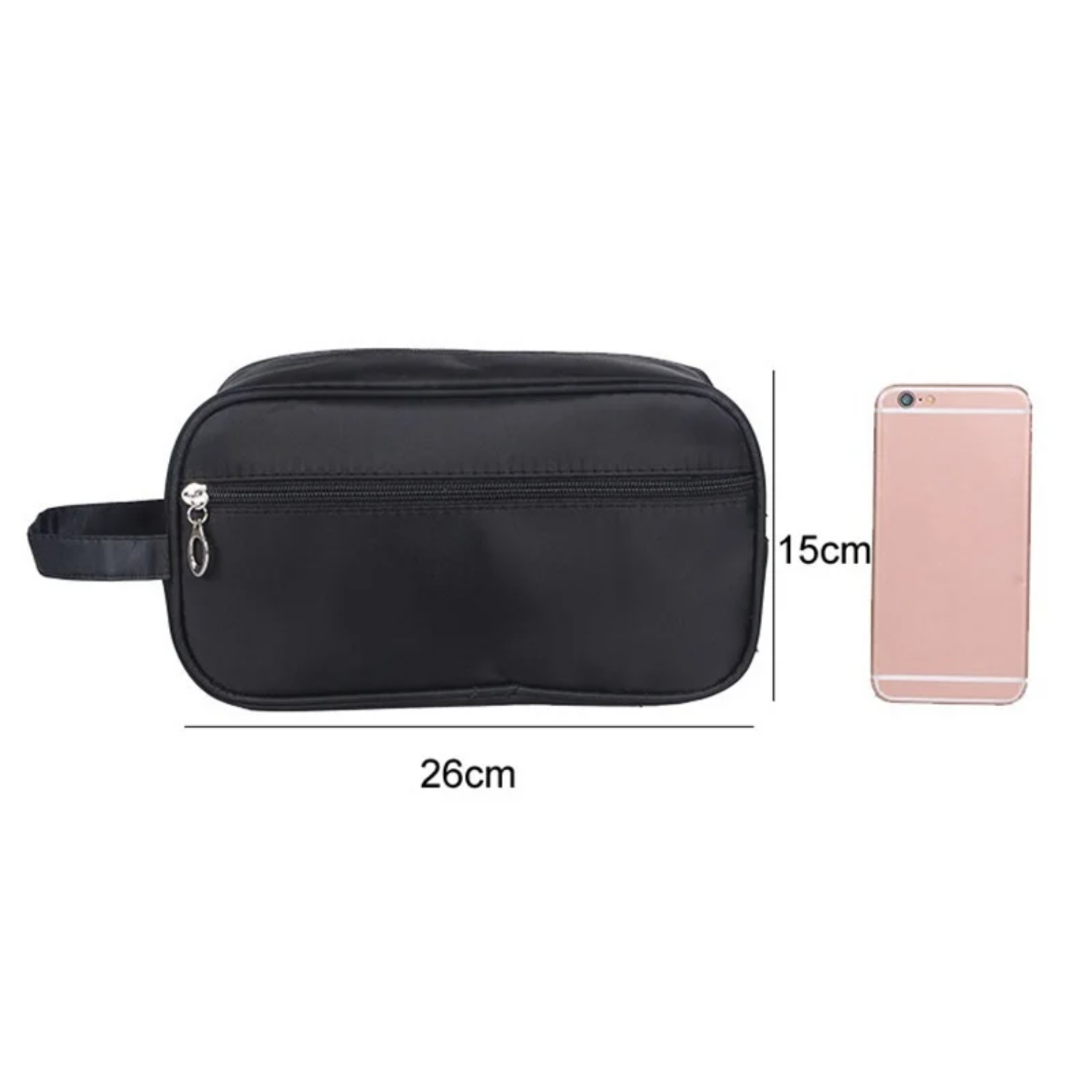 Kotak Kosmetik Ritsleting Rias - Travel Accessories Pouch For Men ulasan dan harga