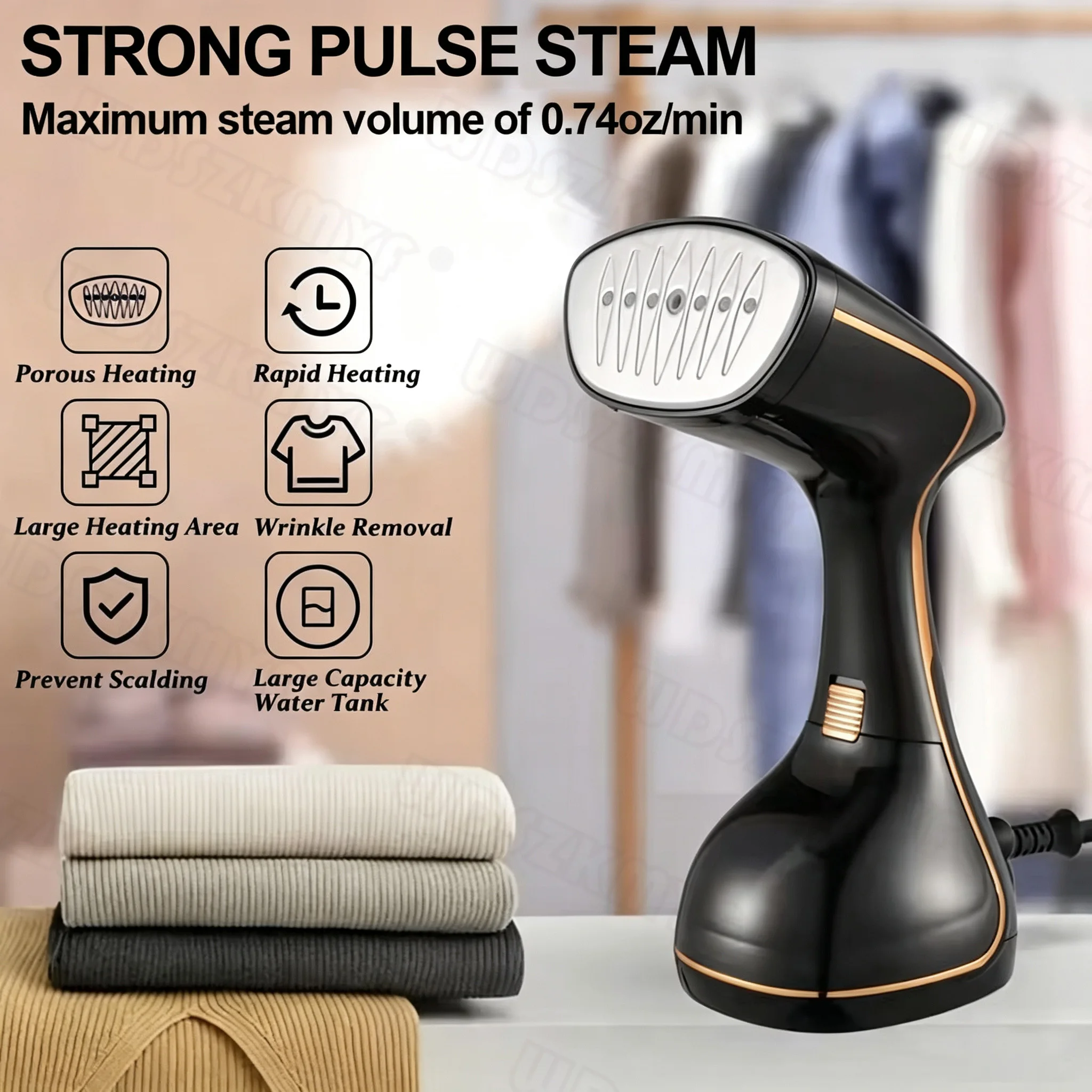 Setrika Uap Genggam Baru, Stea - Mini Iron Travel ulasan dan harga